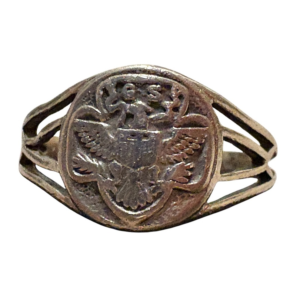 Vintage Sterling Silver Girl Scout Ring Size 6